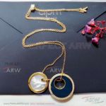 AAA APM Monaco Jewelry For Sale - Enamel And MOP Pendant Necklace